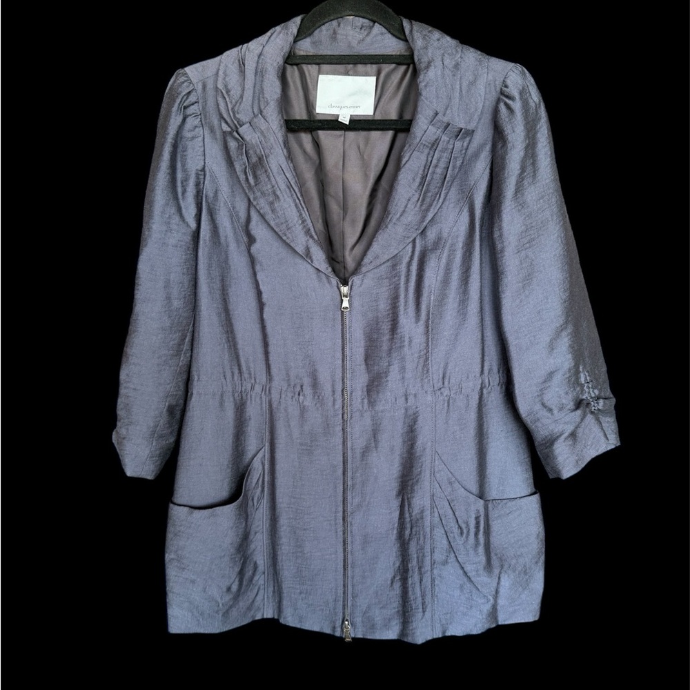 Classiques Entier Metallic Gray Jacket
